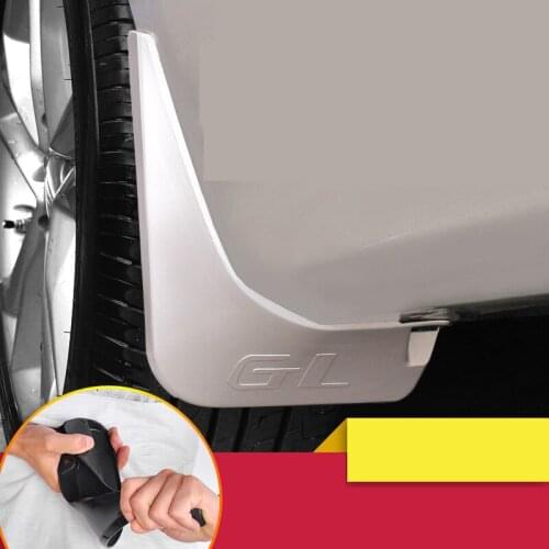Paint fender mudguard exterior front and rear wheel soft plastic file mud tile car Accessories for Geely Emgrand GL2017-2018