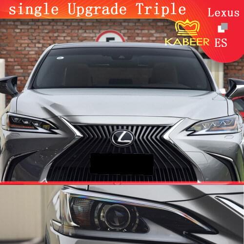 2PCS ES200 LED headlight for ES series 2018 upgrade modified triple lens version AFS DRL demon eye ES200 upgrade headlight