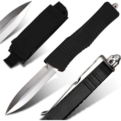 MT Knives 011 Tactical Combat Knife OTF Micro Knife Outdoor Camping Hunting Skinning Knife Survival Self-defense Pocket EDC Tool
