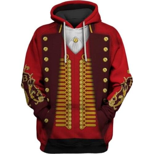 2020 Mens Fashion 3D Hoodies The Biggest Showman Full Print Hoodie Cosplay Costumesunissex Streetwear Uniforms Jackets