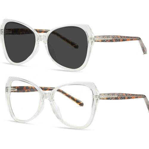 2020 New Oversized Prescription Round Myopia Eyeglasses Photochromic Nearsighted Glasses -0.5 -1.0 -1.5 -2.0 To -4.0 with Box NX