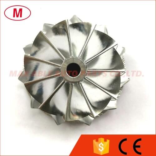RHF5HB 46.50/59.94mm 11+0 blades Turbo Billet compressor wheel for VF30/VF34/VF35/VF36/VF37/VF39/VF41/VF42/VF43/VF48/VF52 CHRA
