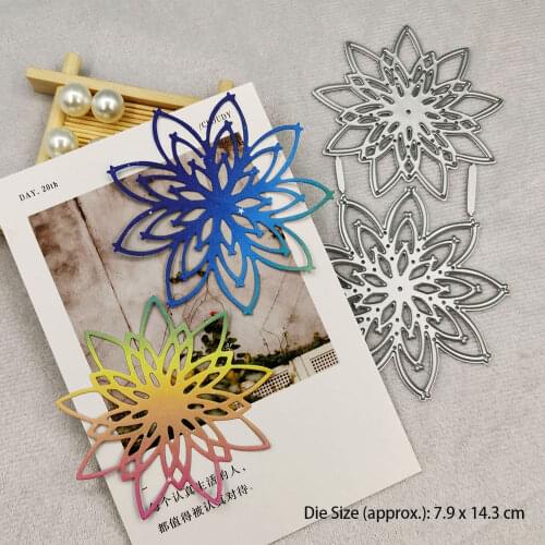 Handmade Art New Cut Die For 2021 Scrapbooking Tools Cutting Dies Flower Scrapbooking Card Making Embossing Folder Crafts Molds