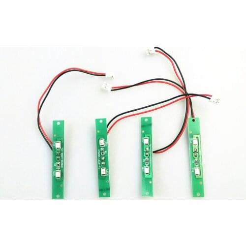 4pcs as showing XK X350 LED Light Sticker WLToys R/C Helicopter Accessories Spare Parts