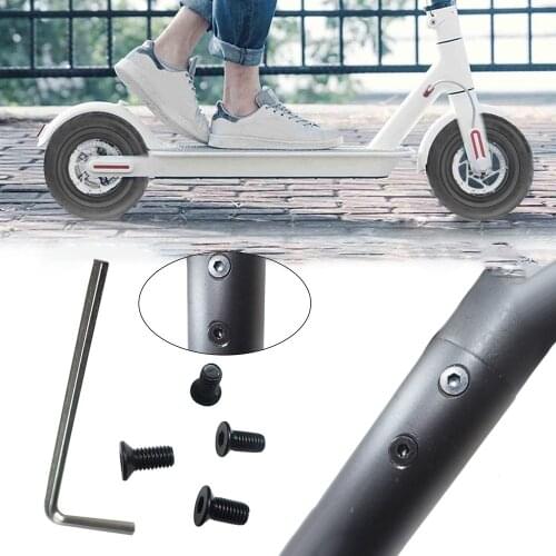 4 Pcs Original Front Tube Screws for Xiaomi Mijia M365 Electric Scooter Handle Bar Front Fork Tube Screws Hex Holder Parts Kits