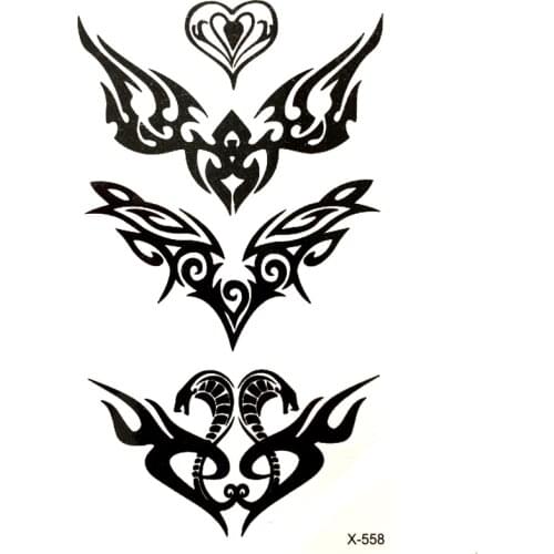 Cobra Waterproof Temporary Tattoo sticker for men and woman Snake tatuajes adesivos para moto car styling sticker fake tattoo