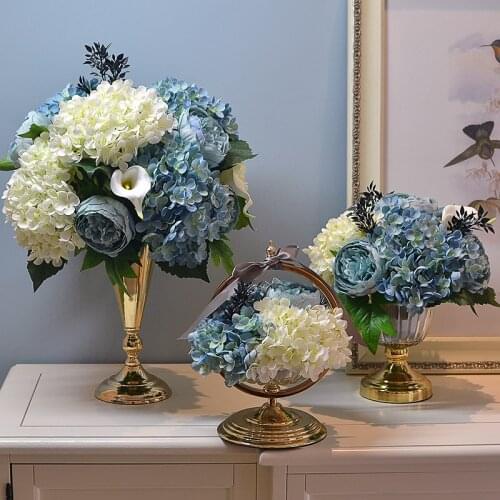 Zq KTV Wedding High-End Floriculture Soft Outfit Flower Arrangement Model Room European and American Style Furnishings