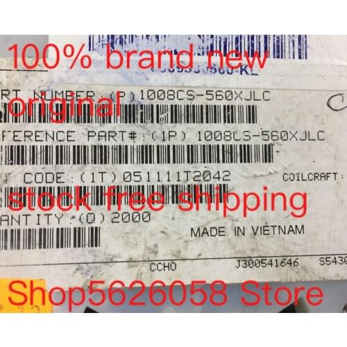 1008CS-560XJLC SMD 100% new original freeshipping STOCK 50PCS-3000PCS/LOT