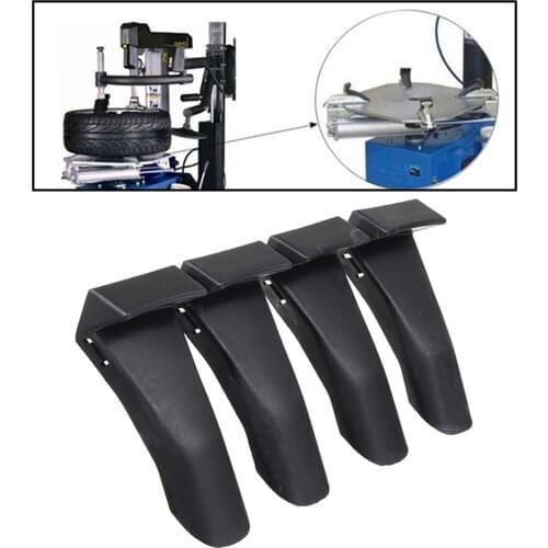 4 Pieces Black Tire Changer Jaw Protector Inserts Jaw Clamp Cover Guard for Tire Changing Euqipment