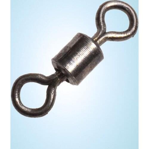 50Pcs #2-#10 Ball Bearing Swivel Solid Rings Fishing Connector Fishing Hooks Fishing Connector Hook Fishing Accessories