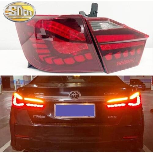Car LED Taillight Tail Light For Toyota Camry SE XSE 2018 - 2020 Rear Running Lamp + Brake + Reverse Light + Dynamic Turn Signal
