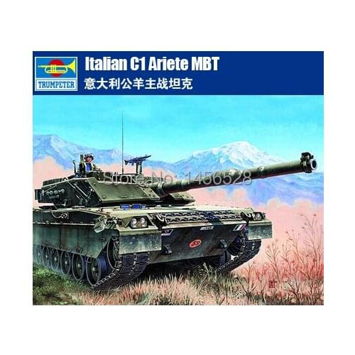 Free Shipping TRUMPETER 00332 1/35 Italian c1 Ariete MBT Assembly Model kits Modle building scale