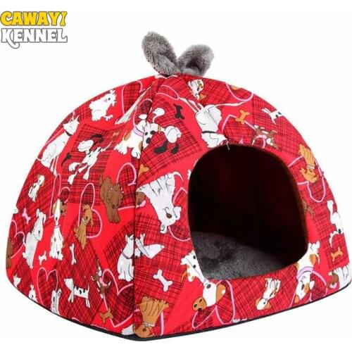 CAWAYI KENNEL Dog Pet House Dog Bed for Dogs Cats Small Animals Products Cama Perro Hondenmand Panier Chien Legowisko Dla Psa