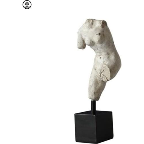Bao Guang Ta European Ancient Greece Half-length Figure Statue Modern Living Room Office Home Decor Body Art Sculpture A3033