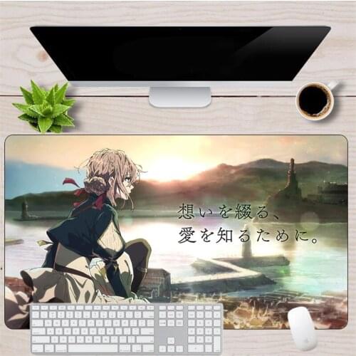 Mouse Pad Anime Violet evergarden Kawaii Mouse Pad Washable Computer Mat Laptop Notebook Mat For Study Games Office Use