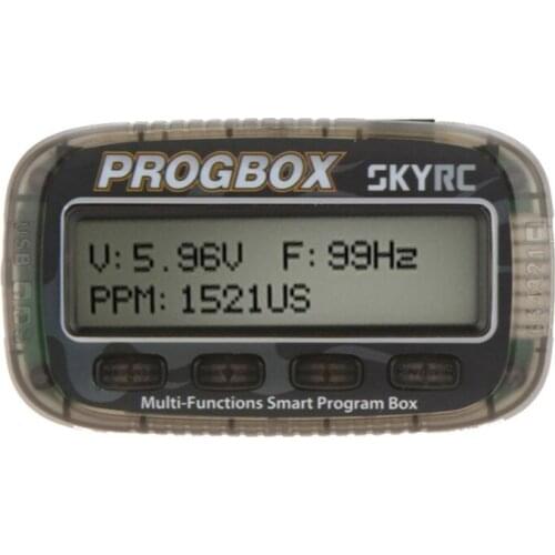 PROGRAM BOX SKYRC Programming Box Set Card ESC Setting Lipo Battery Monitor Multi-Functions for RC Hobby Model