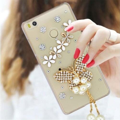 Glitter Crystal Rhinestone Flower Bling Case Clear Soft Phone Shell Protection for iPhone11 12 pro max X XS MAX XR 5S 6 7 8 plus