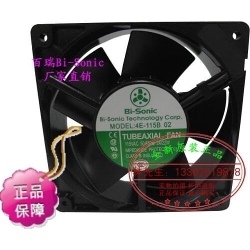 NEW BI-SONIC 4E-115B 12038 AC 115V high temperature resistance cooling fan