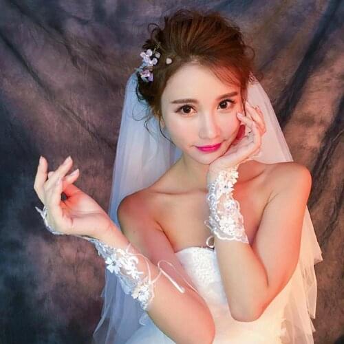 Gloves Wedding Accessories Bridal Gloves Pierced fingerless gloves