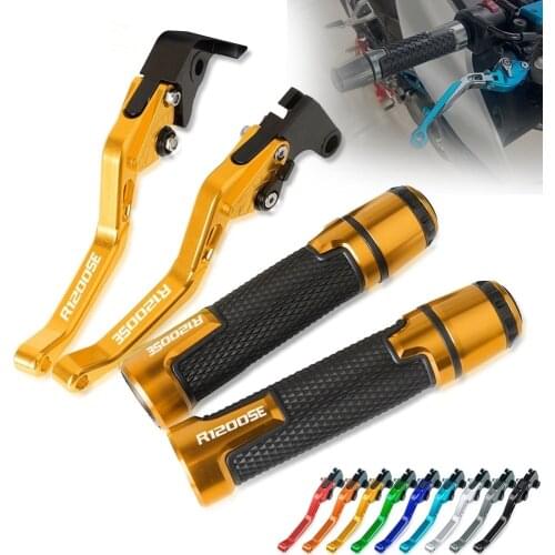 R1200SE Adjustable Brake Handle Clutch Levers Motorcycle Thruster Grip Handle Bar Cap Ends For BMW R1200SE 2010 2011 2012 2013