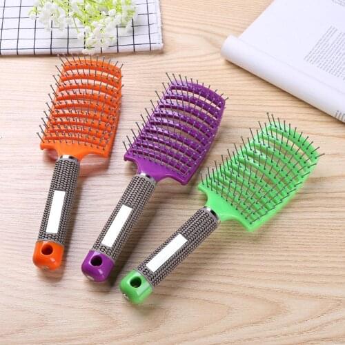 1Pcs Women Men Hair Scalp Massage Comb Fashion Wet Curly Detangle Hair Brush for Women Hairdressing Anti-static
