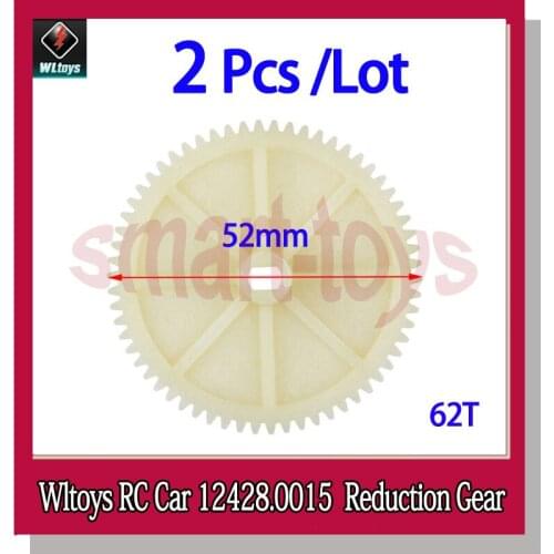 12428 Reduction Gear Original 12428-0015 Plastic Main Gear for Wltoys 12428 12423 1/12 RC Car Spare Parts