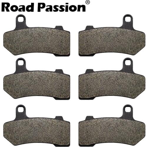 Road Passion Motorbike Front & Rear Brake Pads For HARLEY FLTRU Road Glide Ultra 2011-2012 2016-2018 FLHTCU FLHX 2008-2018