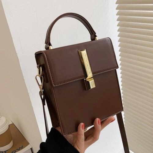 Handbags Women Messenger Bags Vintage Fashion Women Bags Sac Female Pu Leather Shoulder Bag for Girls Brand Crossbody Bag Small