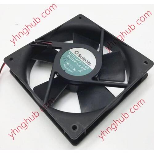 SUNON KD1212PTS1-6A DC 12V 4.8W 120x120x25mm 2-wire Server Cooling Fan