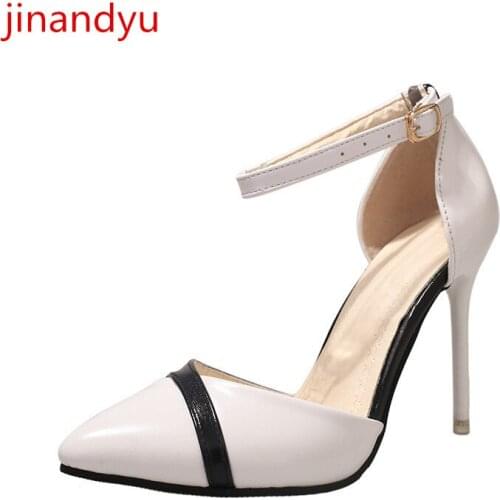 Pumps Women Shoes High Heel Summer Pointed Toe White Black Woman Shoes Stiletto Heels Formal Dress Shoes for Women Sandal Heel