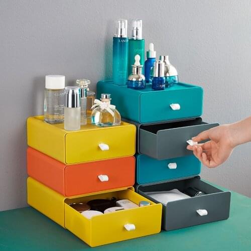 Any Color Stacking Drawer Storage Box Desktop Large Capacity Box Jewelry Container Home Office Storage Medicine
