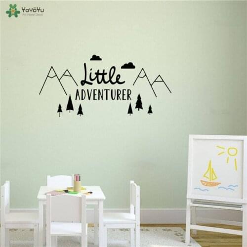 YOYOYU Wall Decal Little Adventurer Vinyl Wall Sticker Removable Decal For Baby Kids Bedroom Art Furniture Stickers QQ198