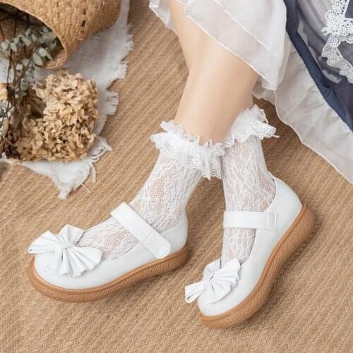 OLOMLB Women Round Toe Creepers Heel Platform Shoes Milk Cow Colors Casual Gothic Lace Up Retro Oxfords Lolita Flats Pink Plus