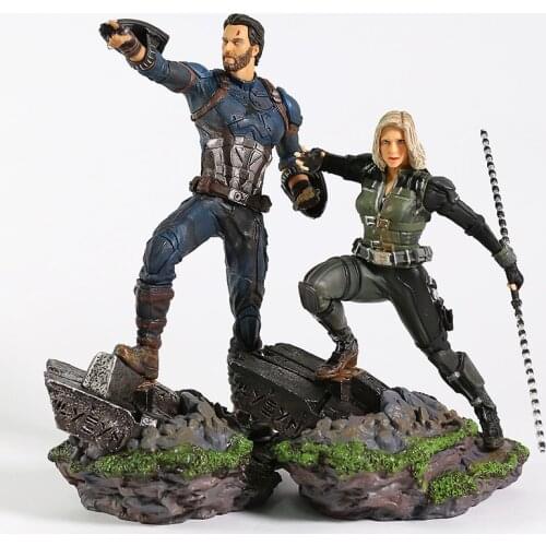 1/10 Black Widow Captain America Statue Avengers Scarlet Johansson Iron Studios Figure Toy