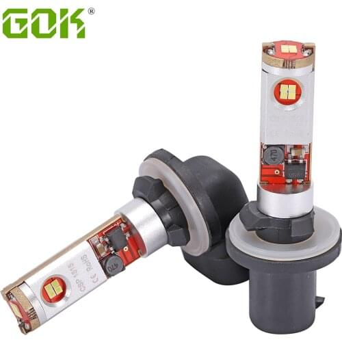 10PCS 881 880 H27 LED High Power 6000K-6500K White 12 LED CSP CHIP Replacement Bulb For Car Fog Light Car led light 10-30v