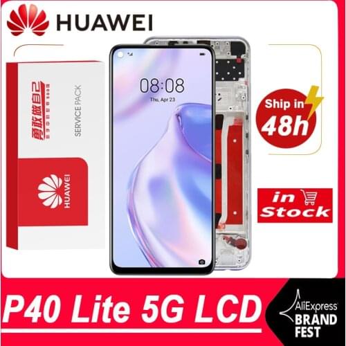 100% Tested Display Replacement For Huawei P40 Lite 5G LCD Display Touch Screen Digitizer Assembly CDY-NX9A Model