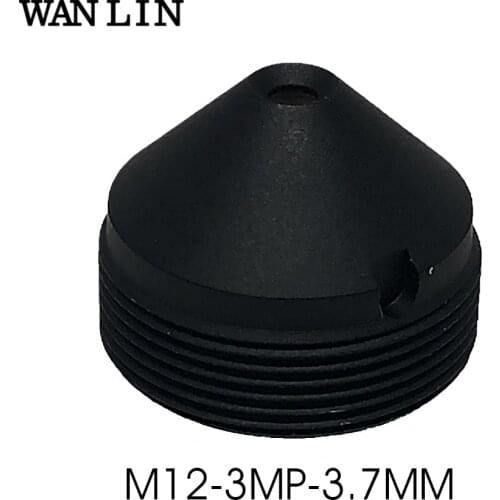 3.0Megapixel HD 3.7mm Pinhole CCTV Lens IR M12 Lens Support 92Degrees F2.4 1/2.7" No Distortion Lens Constucture 5G MOD 20cm