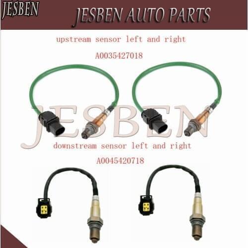 4X A0045420718 A0035427018 Front Rear Lambda Oxygen O2 Sensor for MERCEDES-BENZ CLS300 CLS350 CLS500 C280 C63 AMG C300 E300 E350