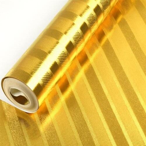 Beibehang simple modern Striped gold foil wall paper roll background 3d mural wallpaper for living room bedroom Home Decoration