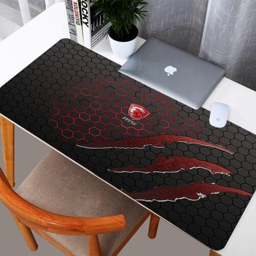 MSI Gaming Mouse Pad Large Mouse Pad Gamer Big Mouse Mat For PC Computer Mousepad XXL Carpet Surface Mause Pad Keyboard Desk Mat