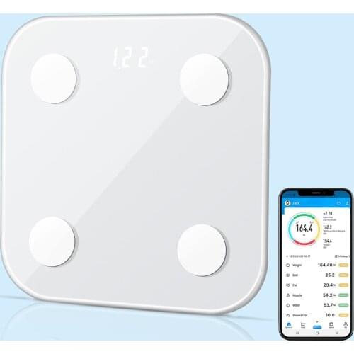Digital Bathroom Weight Scale Body Fat Floor Wireless Smart Scale Body Composition Analyzer Health Monitor With Smartphone App