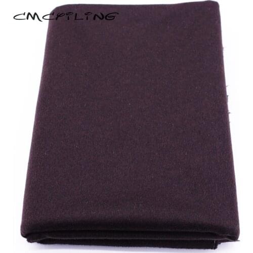 CMCYILING Dark Brown Wool Fabric For Sewing Dress Coat Scarf Apparel Cloth Wool Material 100cm*150cm