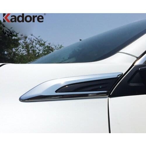 For Honda Civic Sedan 2016 2017 2018 Car Body Fender Air Conditioning AC Wing Vent Cover Trim Accessories Frame Garnish Bezel