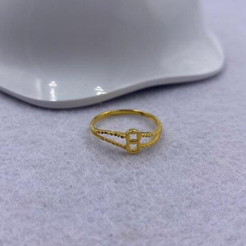 Sinya Au750 Fine jewelry 18k Real Solid Pure Gold Classical Trendy Lover Ring Best gift Girls Women Ladies Mum Promtion Hot sale