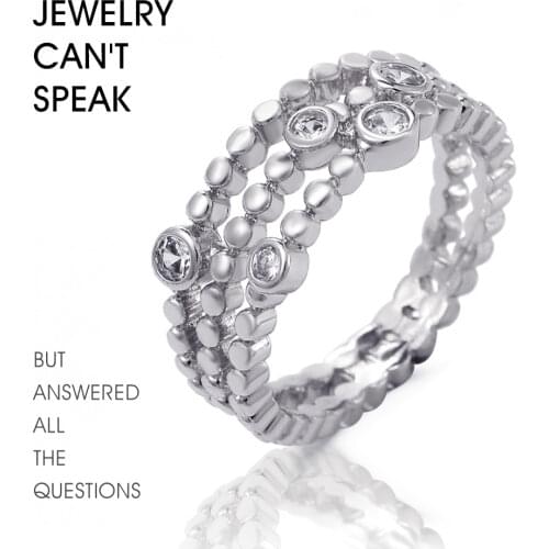 KEANNI Women's Silver Rings