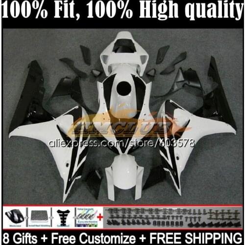 Injection Body For HONDA CBR 1000 RR CC CBR 1000RR 1000CC 49CL.25 CBR1000RR 06 07 CBR1000 RR 2006 2007 OEM Fairing glossy white
