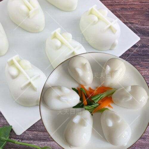 Lovely Rabbit Silicone Mold Chocolate Fondant Cake Decorating Tools Polymer Kitchen Baking Accessories