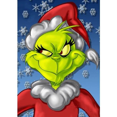 Christmas Dwarf Clown Figure Painting By Numbers Wall Art Picture Acrylic Painting For Home Decoration Drop Shipping 60x75cm