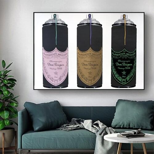 Wall Art Canvas Print Still Life Painting Spray Can Picture For Living Room Home Decor Poster No Frame