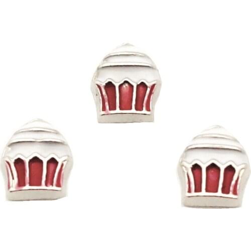 New Arrive 10pcs/lot Metla Enamel Ice Cream Floating Charms For Living Glass Lockets Necklace DIY Jewelry